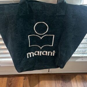 Isabel Marant Dark Green Tote Bag
